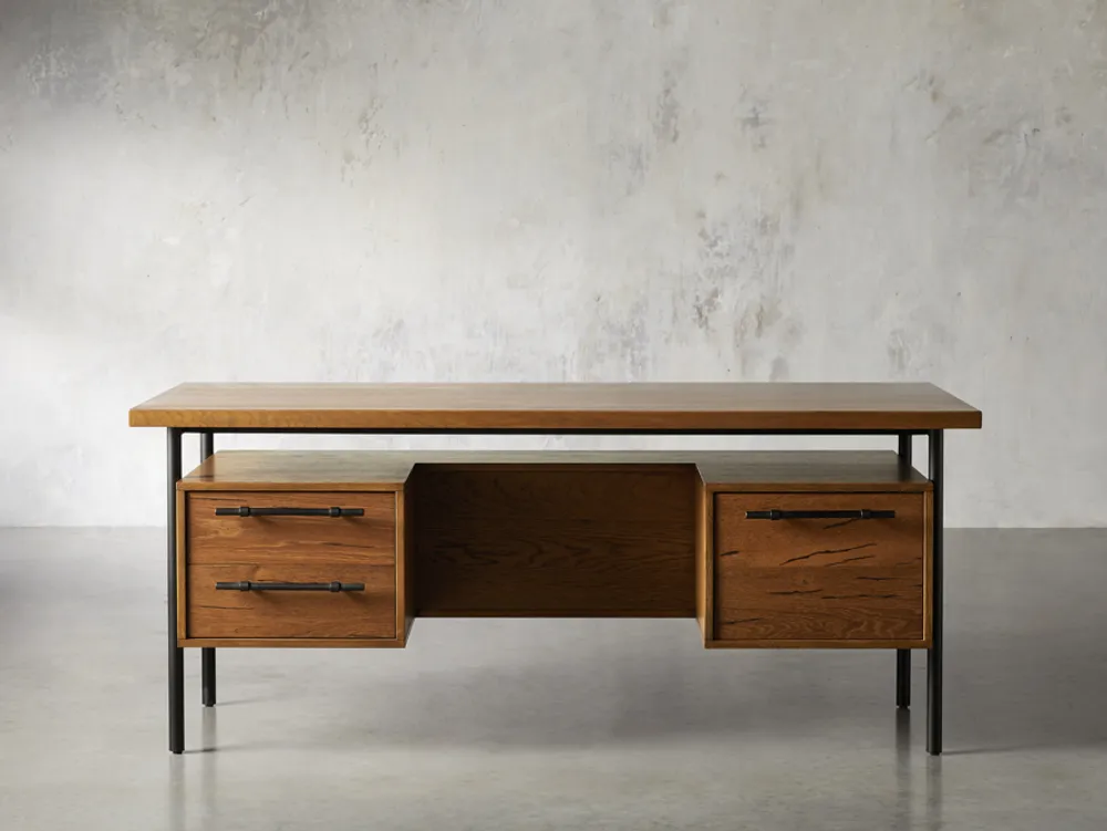 Anna Modern Solid Wood Executive Desk 66