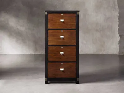 Telegraph Four Drawer File in Spencer Brown