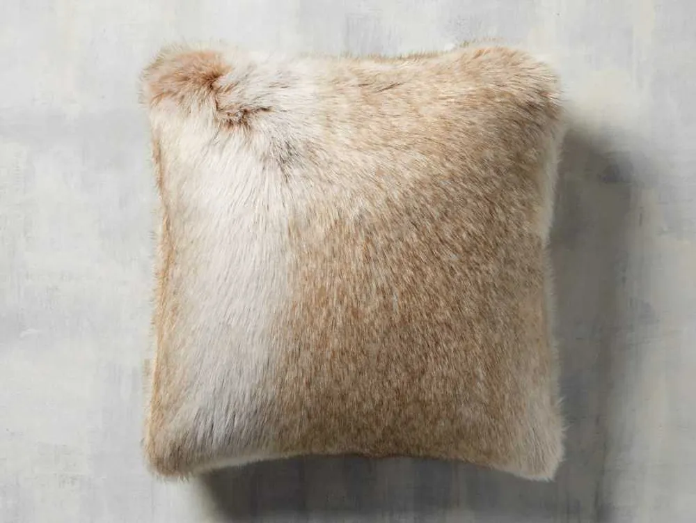 Faux Fur Square Pillow