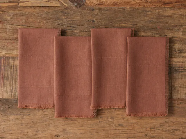 Wheaton Striped Linen/Cotton Napkins