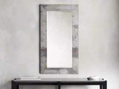 Caspian 48" Wall Mirror in Iron