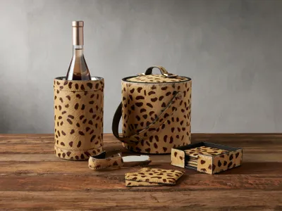 Cheetah Print Wine Chiller
