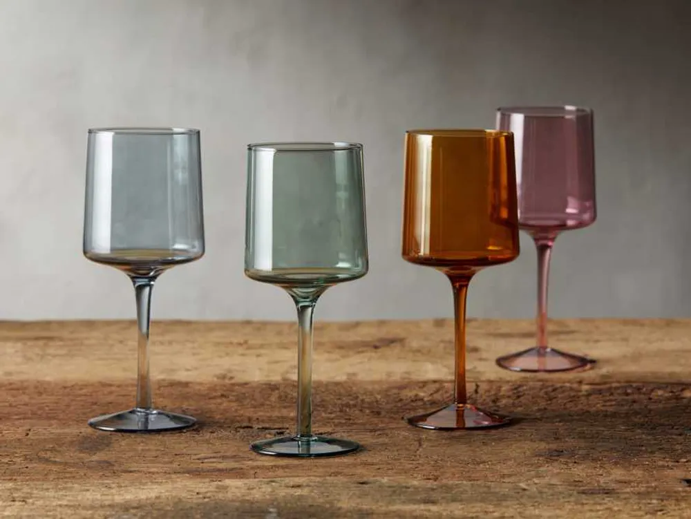 Arhaus Tannon Assorted Wine Glasses (Set of 4)