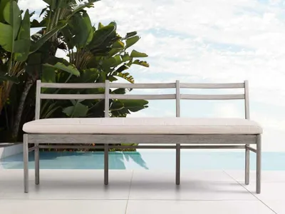 Costa Outdoor 74" Dining Bench Cover