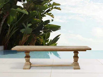 Hamptons Outdoor 66" Dining Bench Cover