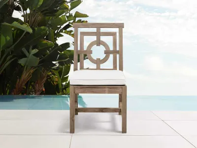 Hamptons Outdoor 21" Dining Side Chair Cover