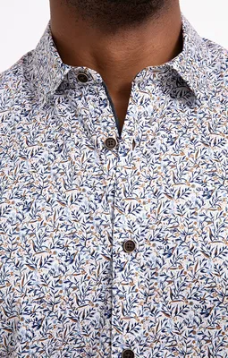 Chemise regular à motifs imprimés