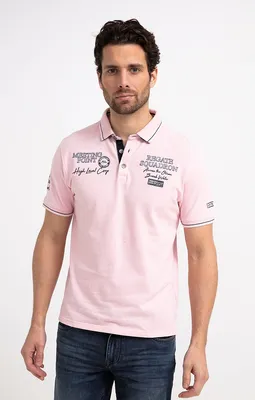 Polo manches courtes Pink