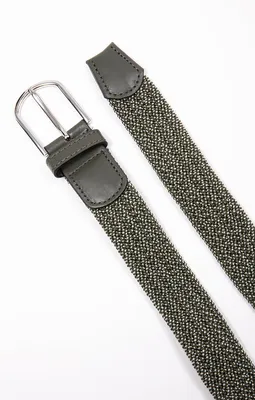 Ceinture boucle tressée