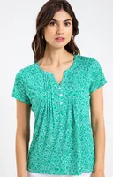 Tee-shirt col mao