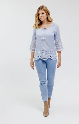 Pantalon jean bleach avec clous