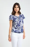 Blouse imprimé à fleurs