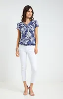 Blouse imprimé à fleurs
