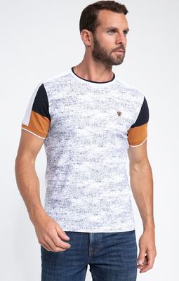 Tee shirt manches courtes marble