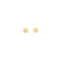 10K Yellow Gold 3mm Ball Earrings