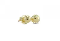 10K Yellow Gold 4mm Ball Earrings