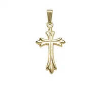 10K Solid Embossed Cross