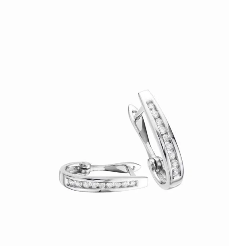 Infinity White Gold 0.50CTW Diamond Earrings