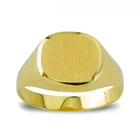 10K Yellow Gold Signet Ring