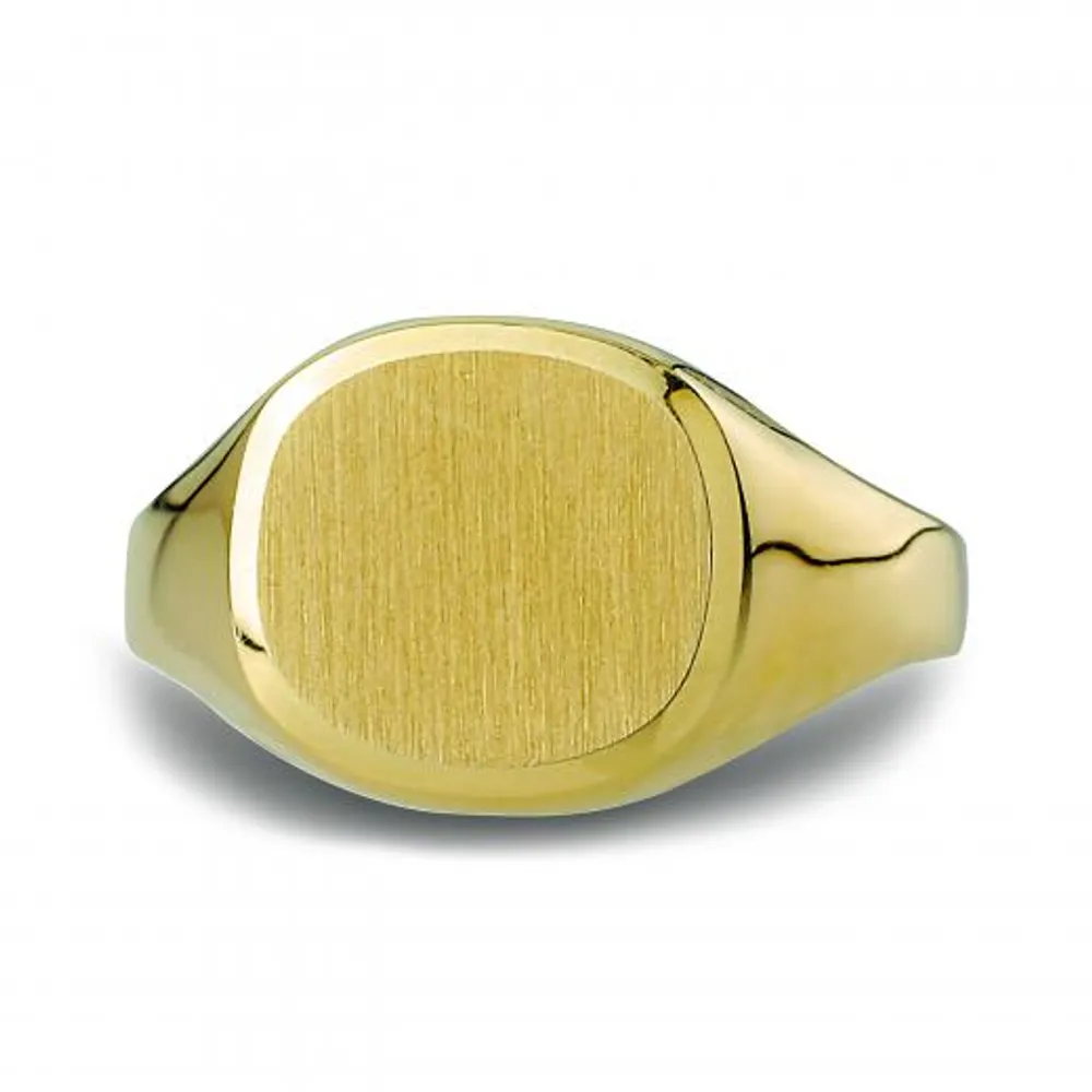 10K Yellow Gold Signet Ring