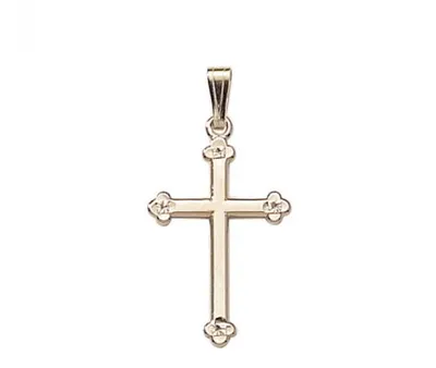 10K Yellow Gold Cross