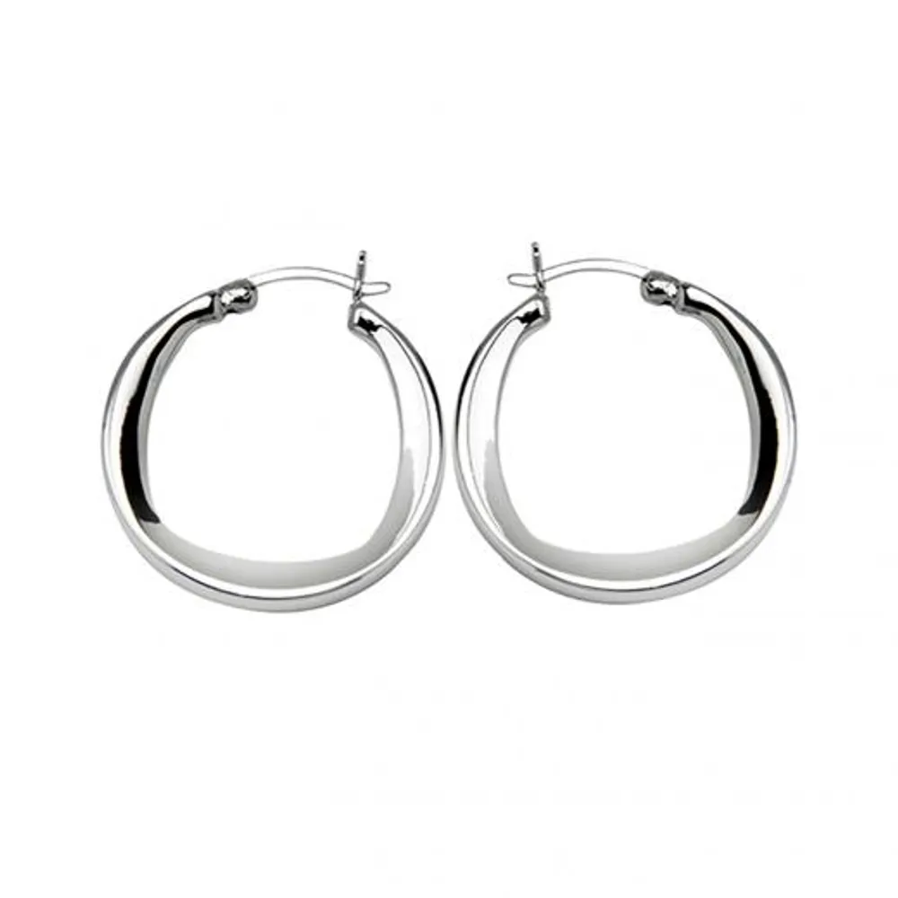 Elle "New Form" 27mm Hoop Earrings