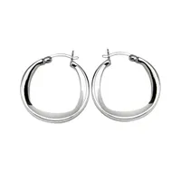 Elle "New Form" 27mm Hoop Earrings