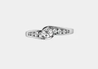 Glacier Fire Canadian Diamond 0.40CTW Bridal Ring