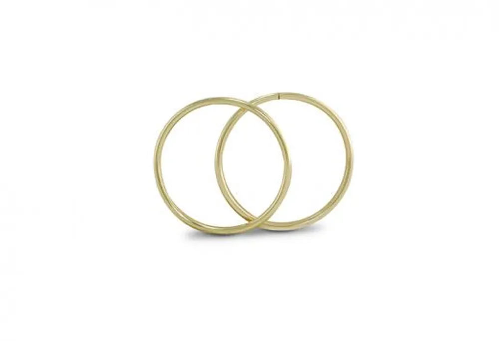 10K Yellow Gold 13mm Sleepers