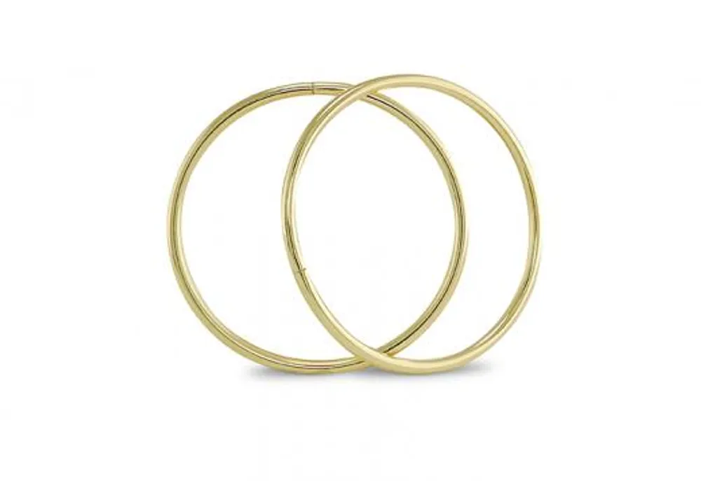 10K Yellow Gold 22mm Sleepers