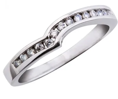 Glacier Fire Matching 0.15CTW Diamond Wedding Band