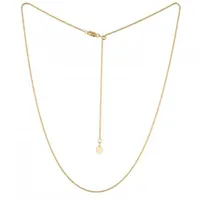 10K Yellow Gold Adjustable to 22" 1.4mm Sparkle Chain