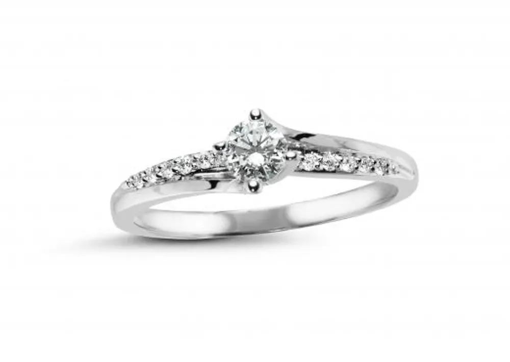 Glacier Fire Canadian Diamond 0.29CTW Engagement Ring