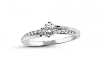 Glacier Fire Canadian Diamond 0.29CTW Engagement Ring