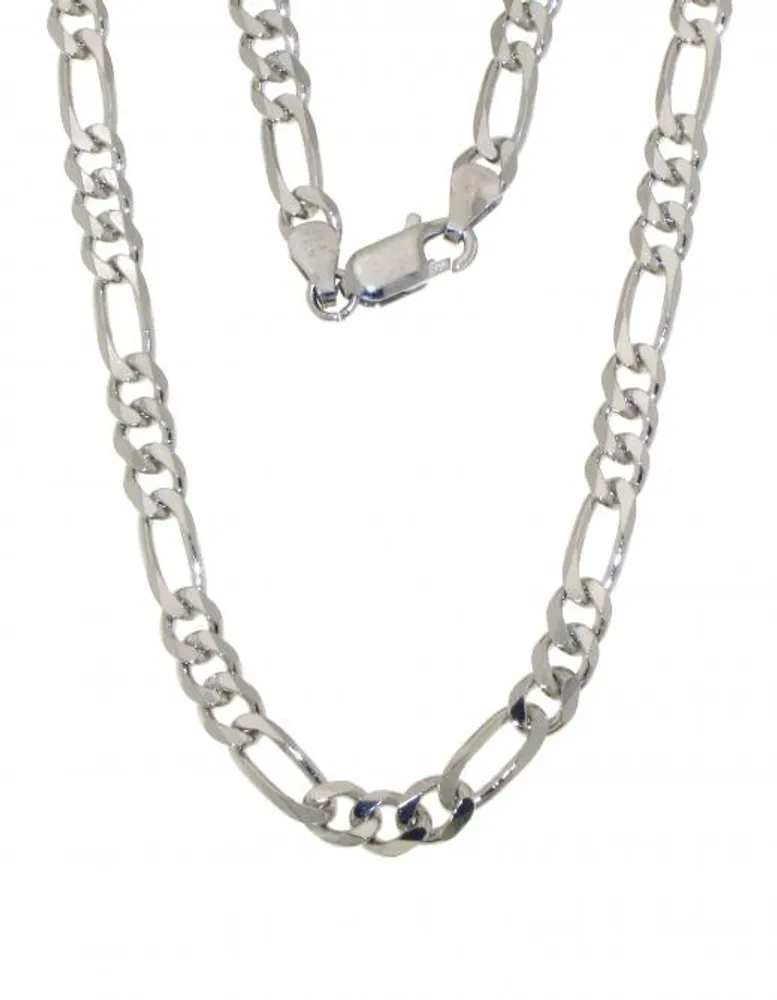 Sterling Silver 20" 5.6mm Figaro Chain