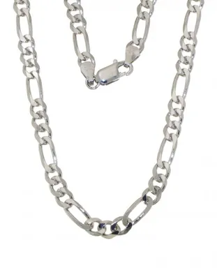 Sterling Silver 20" 5.6mm Figaro Chain