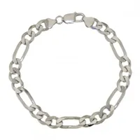 Sterling Silver 20" 8.2mm Figaro Chain