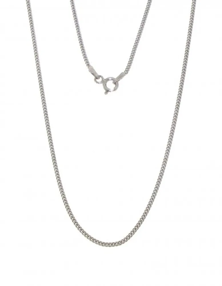 Sterling Silver 16" 1.5mm Curb Chain