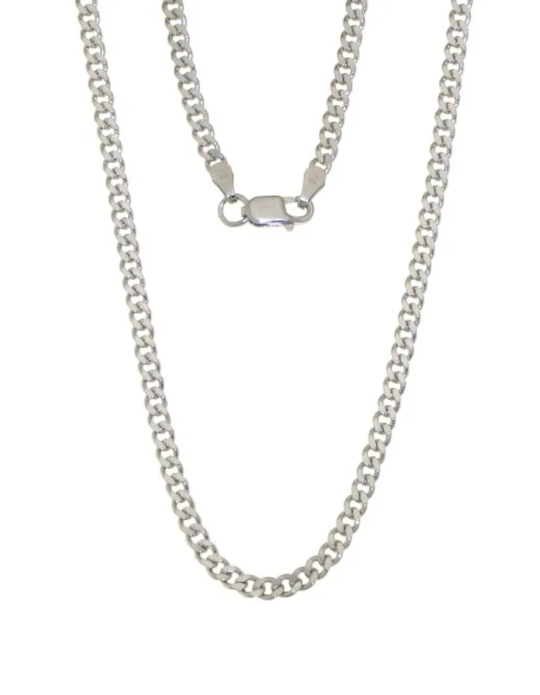Sterling Silver 18" 2.8mm Curb Chain