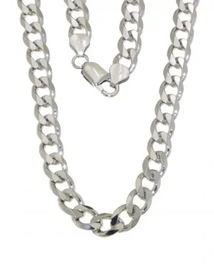 Sterling Silver 24" 8mm Curb Chain