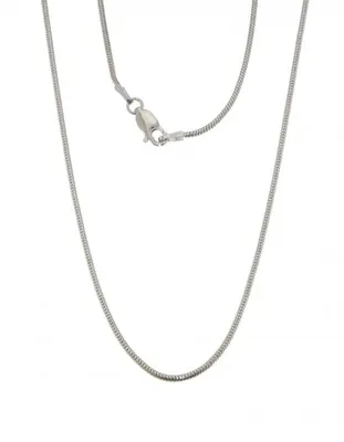 Sterling Silver 18" 1.4mm Round Magic Snake Chain