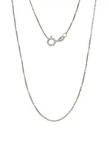 Sterling Silver 16" 1.1mm Box Chain