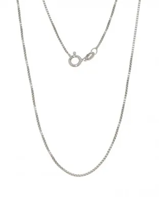 Sterling Silver 22" 1.1mm Box Chain