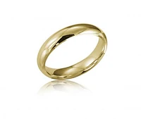 10K Yellow Gold 4mm Comfort Fit Wedding Band Size 10