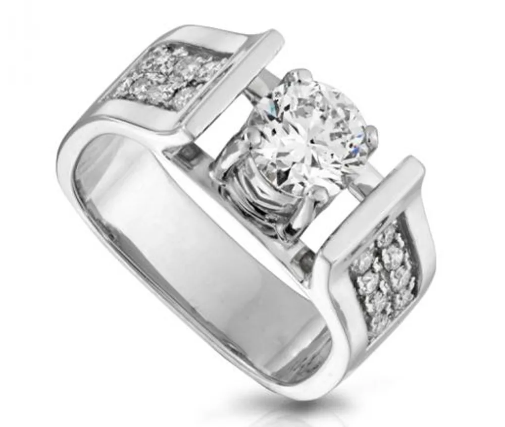 Glacier Fire Canadian Diamond "Signature" 1.20CTW Engagement Ring