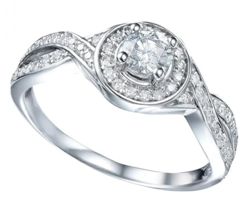 Glacier Fire Canadian Diamond 0.50CTW Engagement Ring