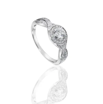 Glacier Fire Canadian Diamond 0.50CTW Engagement Ring