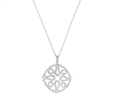 Diamond Filigree Pendant