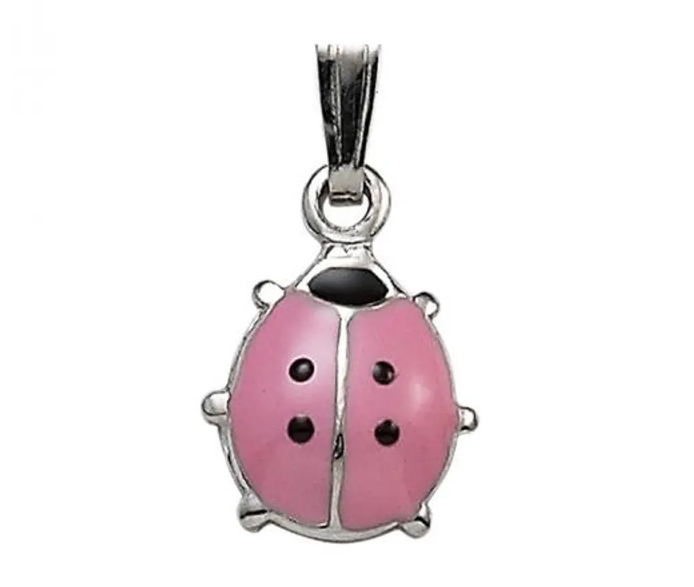 Children's Sterling Silver 15" Ladybug