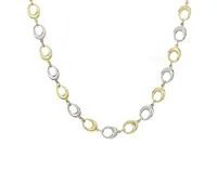 Argento Oro Open Circle Necklace